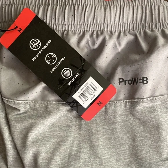Spyder running gym workout shorts 2 in 1.